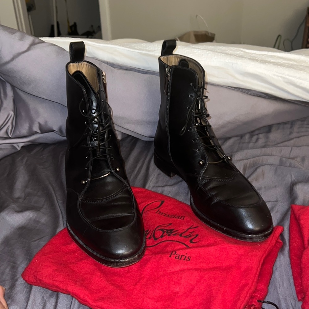 Christian Loubotin boots